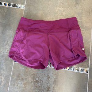 Size 4 Purple Lululemon shorts